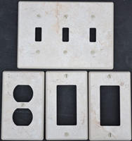 Porcelain ceramic  switch plates and receptacle covers