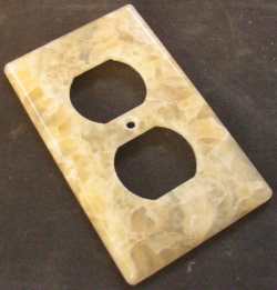 Honey Onyx cover plate